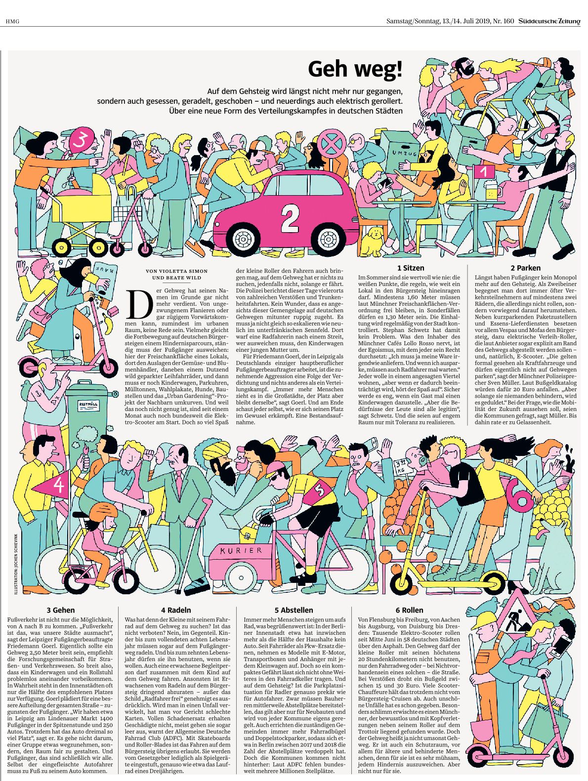 Geh weg! Geh weg! SZ-artikel