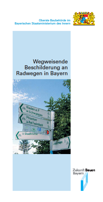 Radwegebeschilderung
